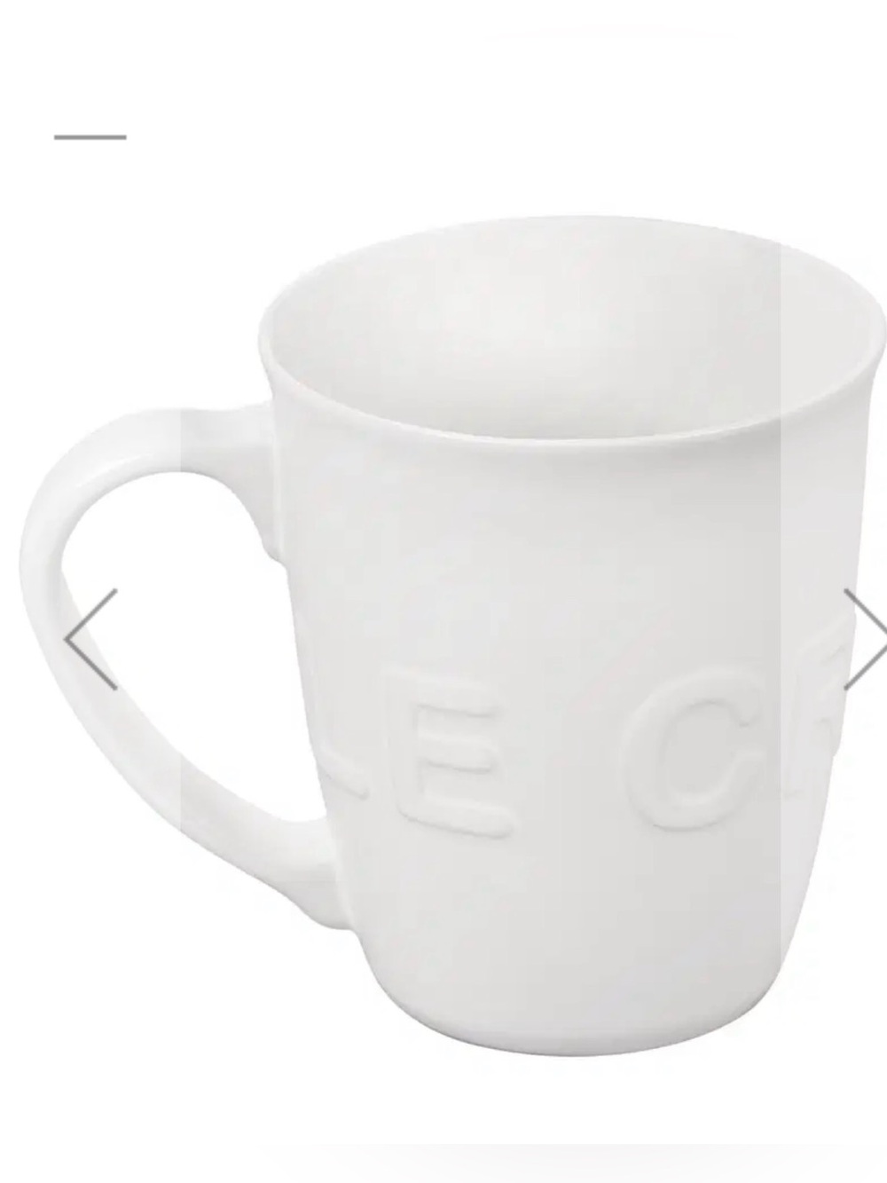 Le Creuset Cream Stoneware Mugs - Pair - Picture 4 of 8